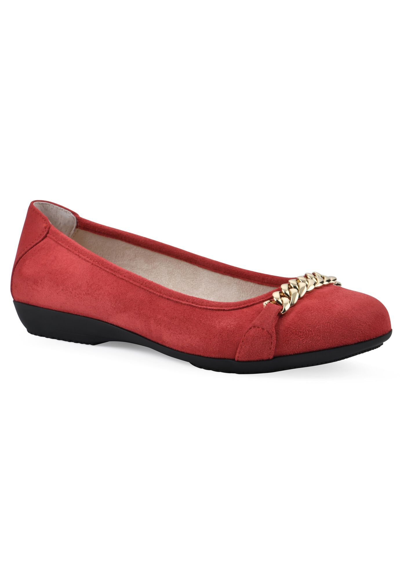 Charmed Flat, RED FABRIC, hi-res image number 0