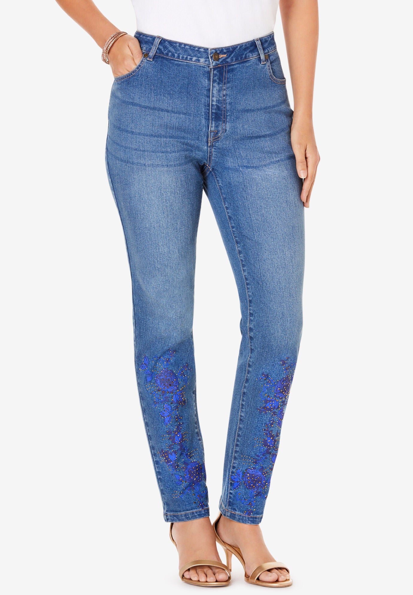 romans plus size jeans