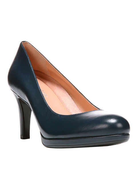 Michelle Pump by Naturalizer®, NAVY LEATHER, hi-res image number null