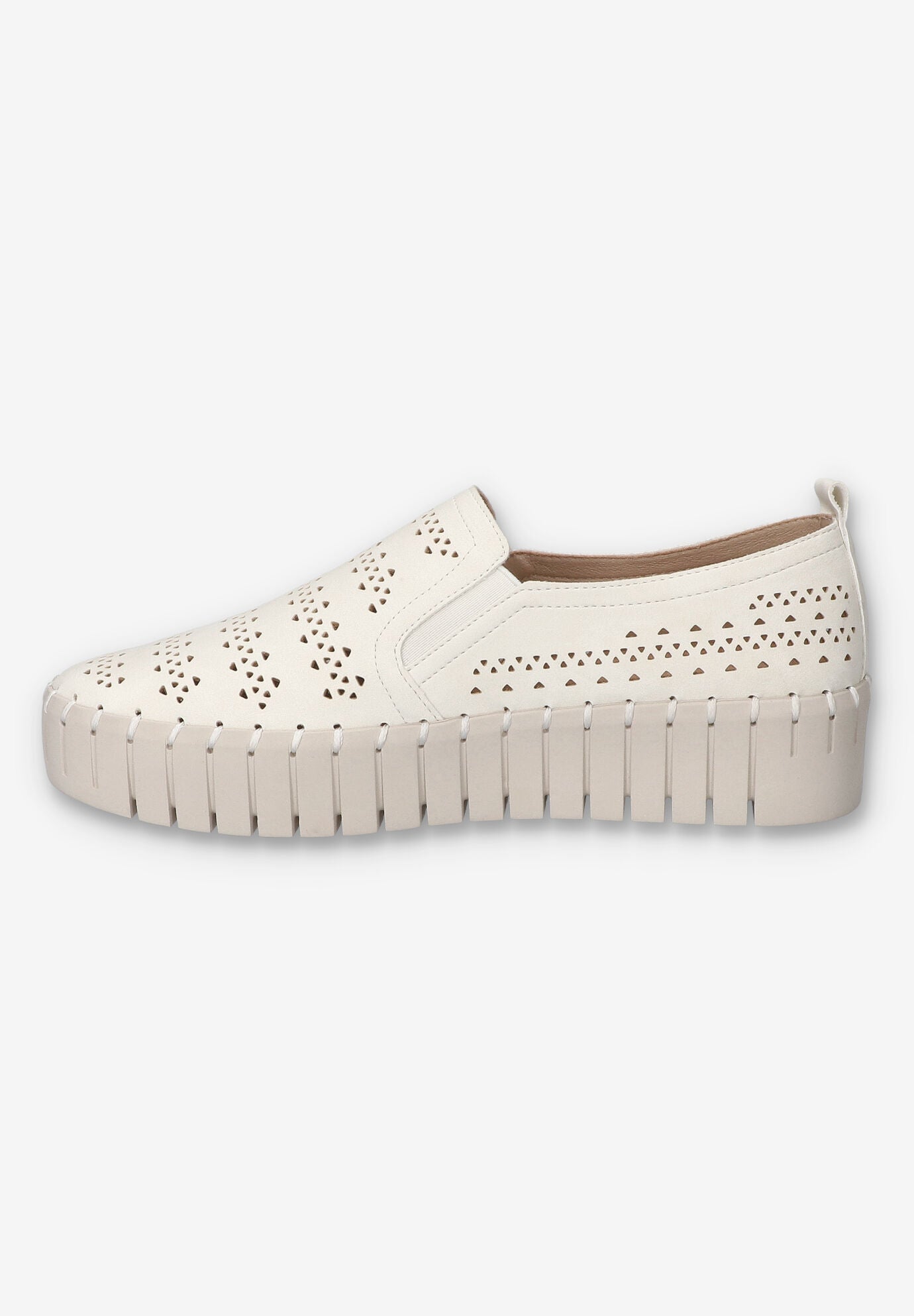 Peppy Platform Sneaker, WHITE, alternate image number 4