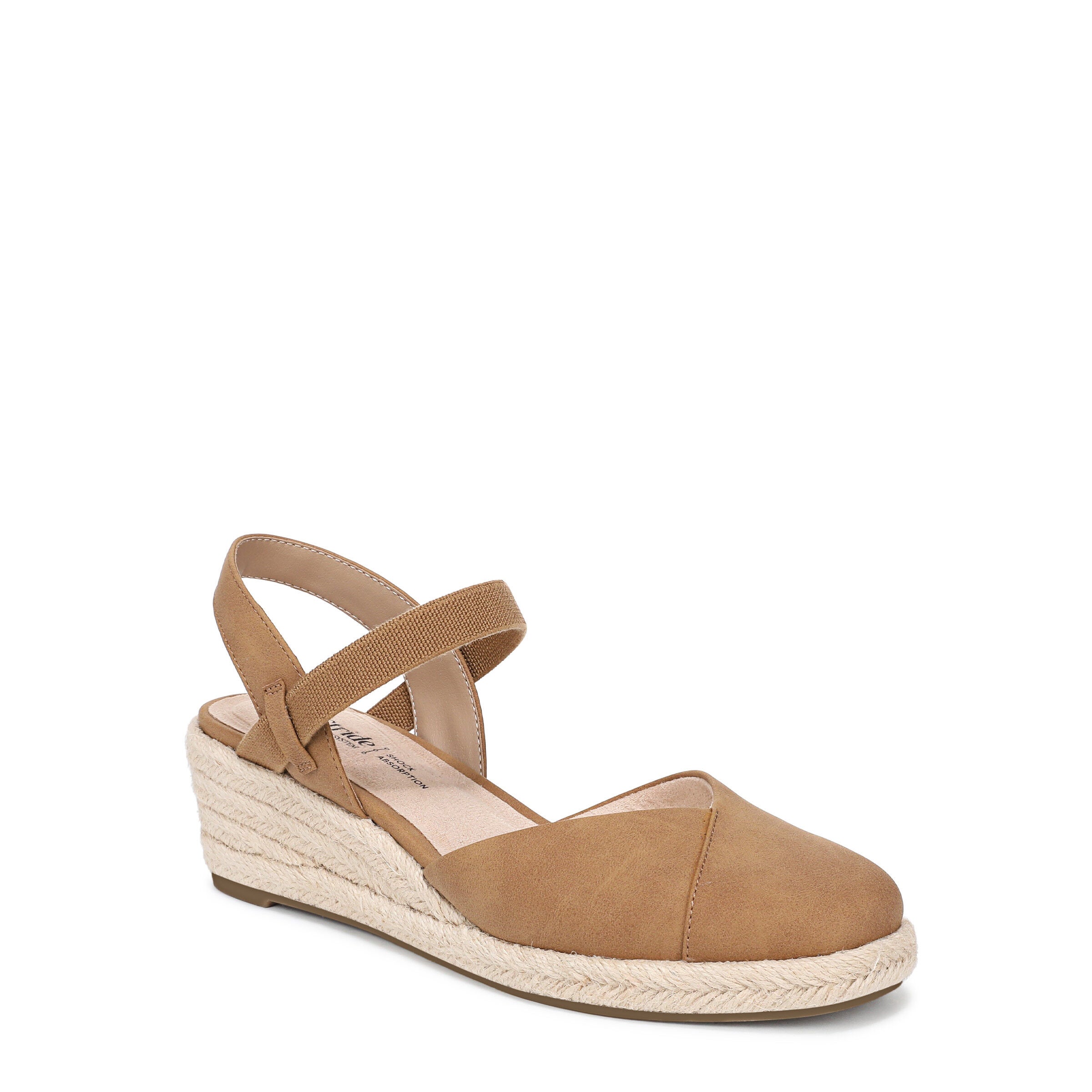 Pilar Wedge Sandal, TAN, hi-res image number 0