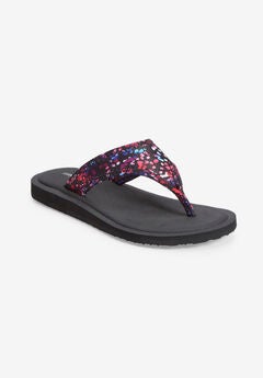 The Sylvia Soft Footbed Thong Slip On Sandal