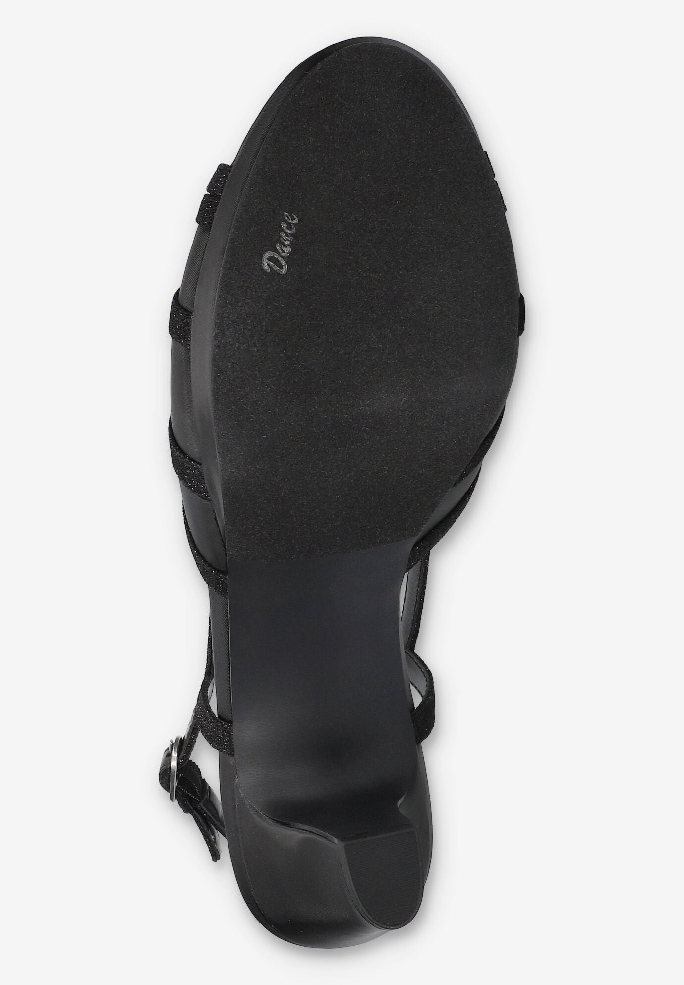 Starlight Heeled Sandals, BLACK SATIN, alternate image number 5