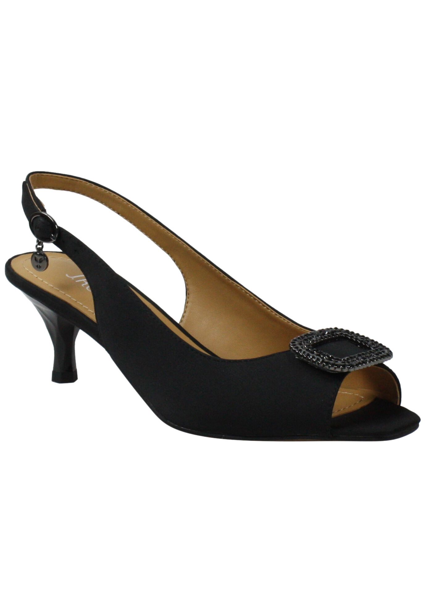 Medeleina Pumps , BLACK SATIN, hi-res image number 0