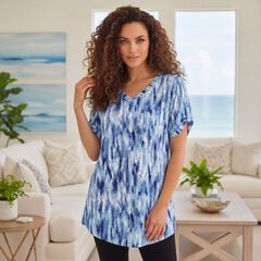 Fourth Of July Curvy Knit Tops