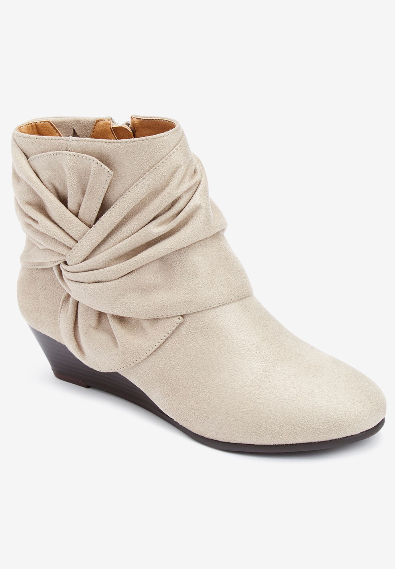 wide width ankle booties