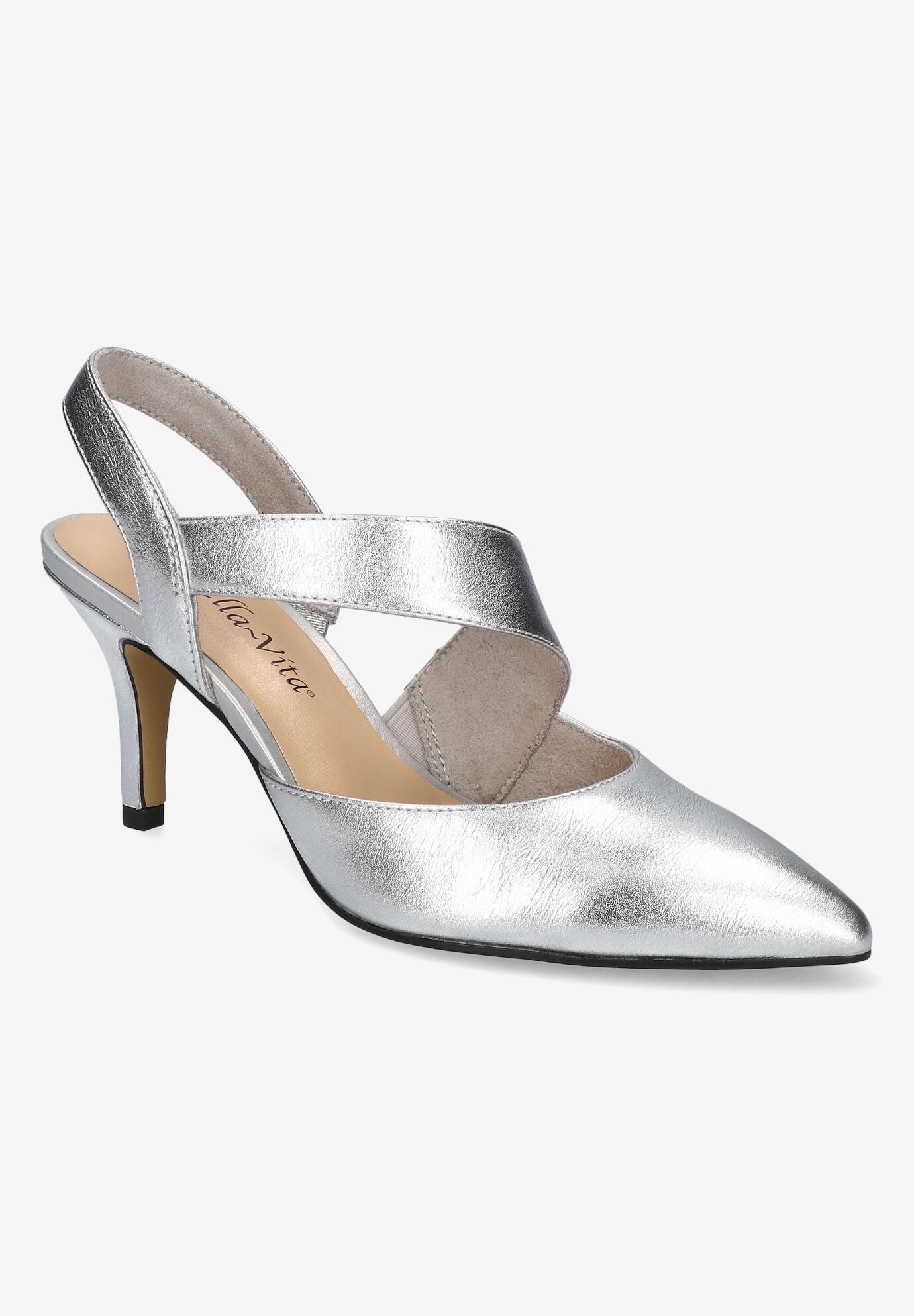 Arabella Pump, SILVER LEATHER, hi-res image number 0