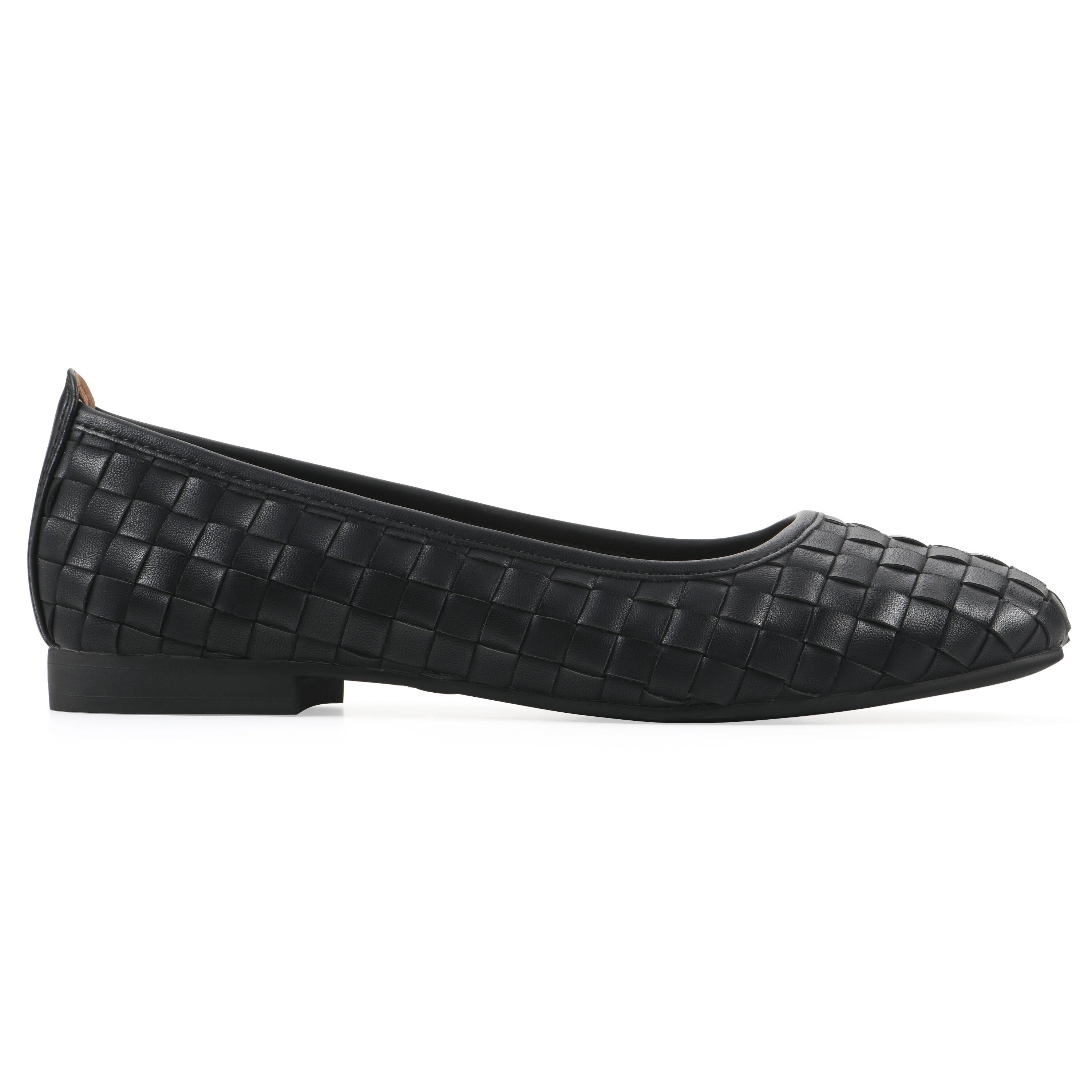 Boccie Ballet Flat, BLACK SMOOTH, alternate image number 2