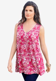 Plus Size Cotton Ultimate Swing Tank Top