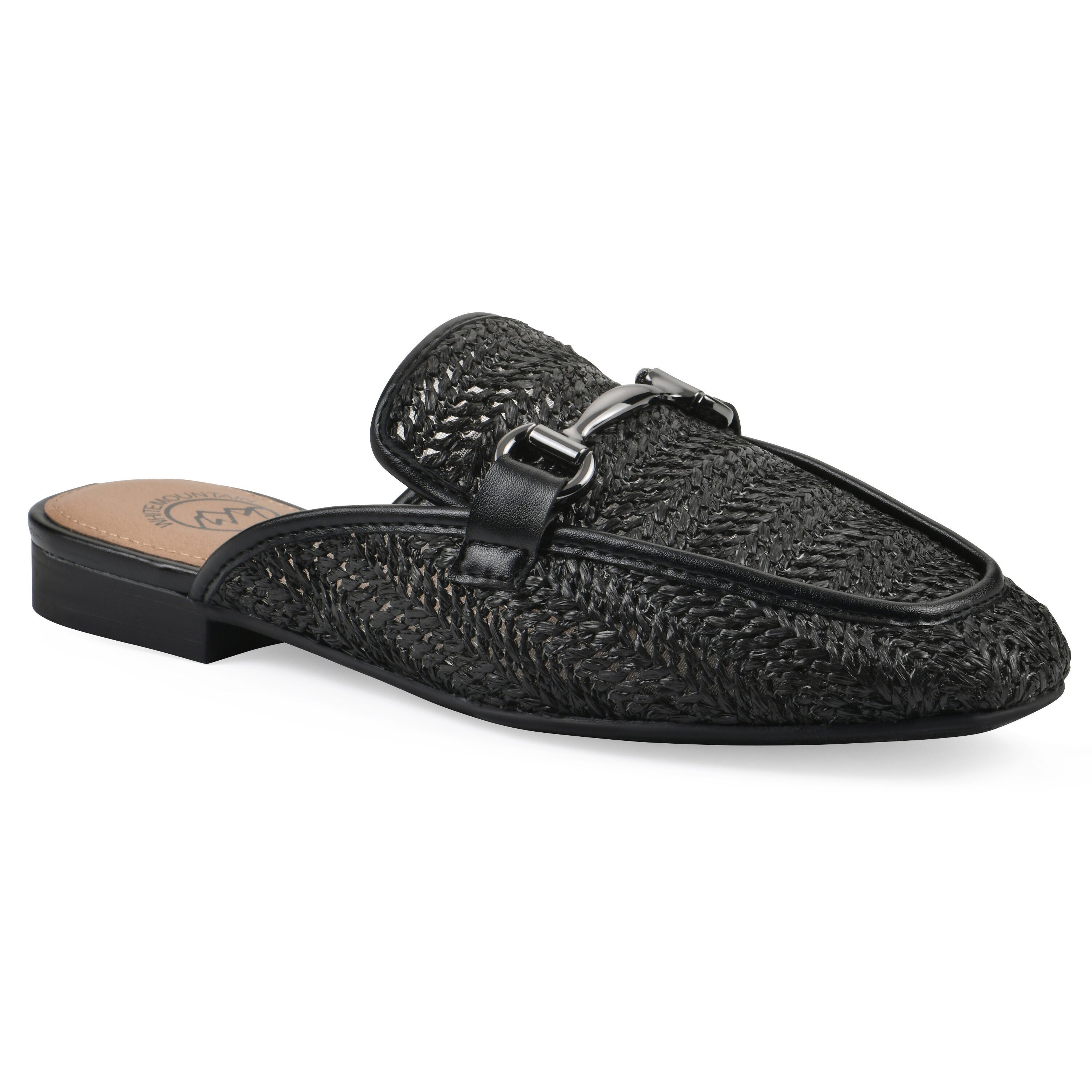 Bobbin Slip On Mule, BLACK SMOOTH, hi-res image number 0