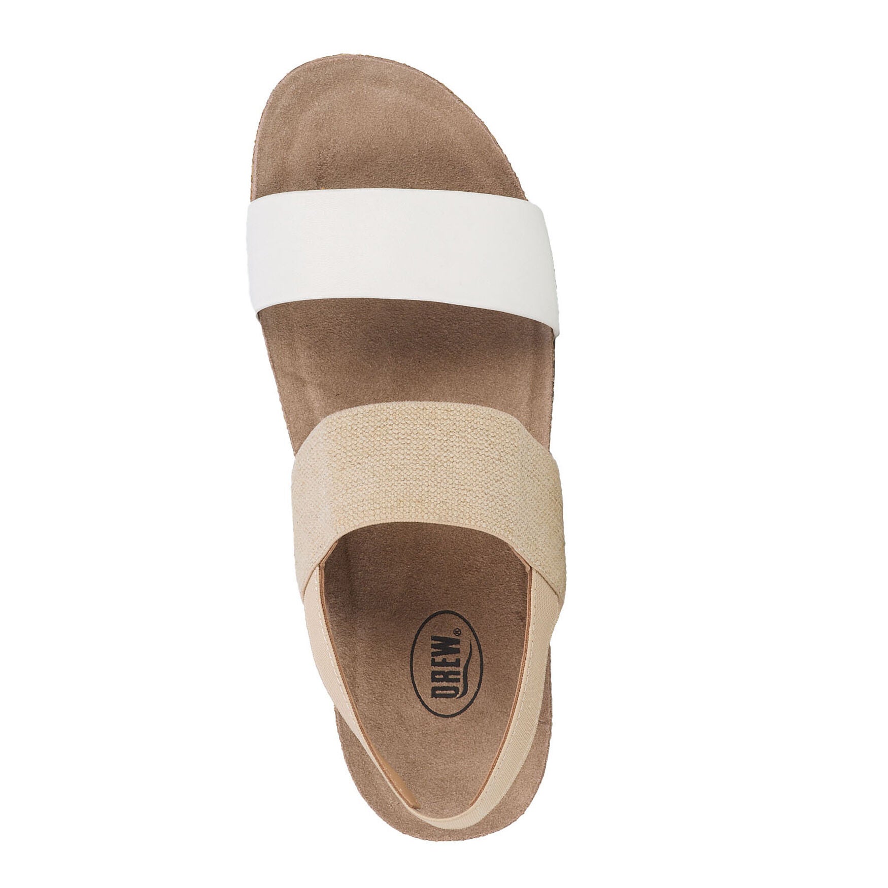 Maeve Stretch Strap Sandal, NATURAL WHITE, alternate image number 5