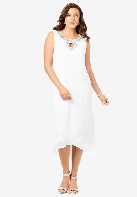 Embellished High Low Dress Plus Sizecasual Dresses Roaman S