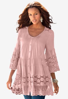Plus Size Tiered Tops