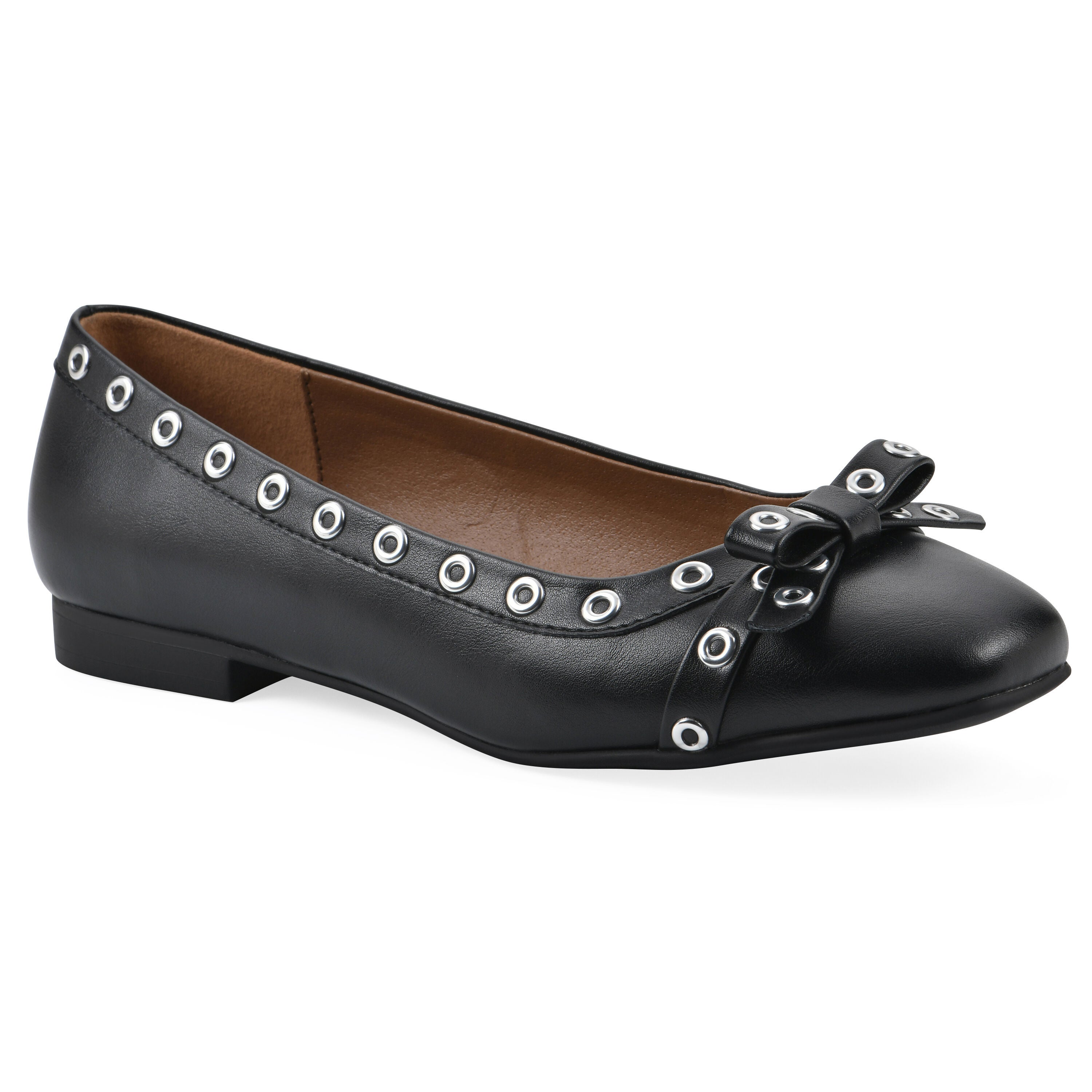 Bodhi Ballet Flat, BLACK SMOOTH, hi-res image number 0