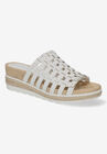 Oaklynn Sandals, WHITE LEATHER, hi-res image number null