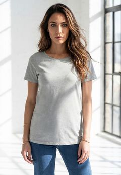 Plus Size Cotton Ultimate Crewneck Tee