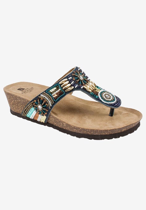 Brilliant Sandal , NAVY MULTI, hi-res image number null