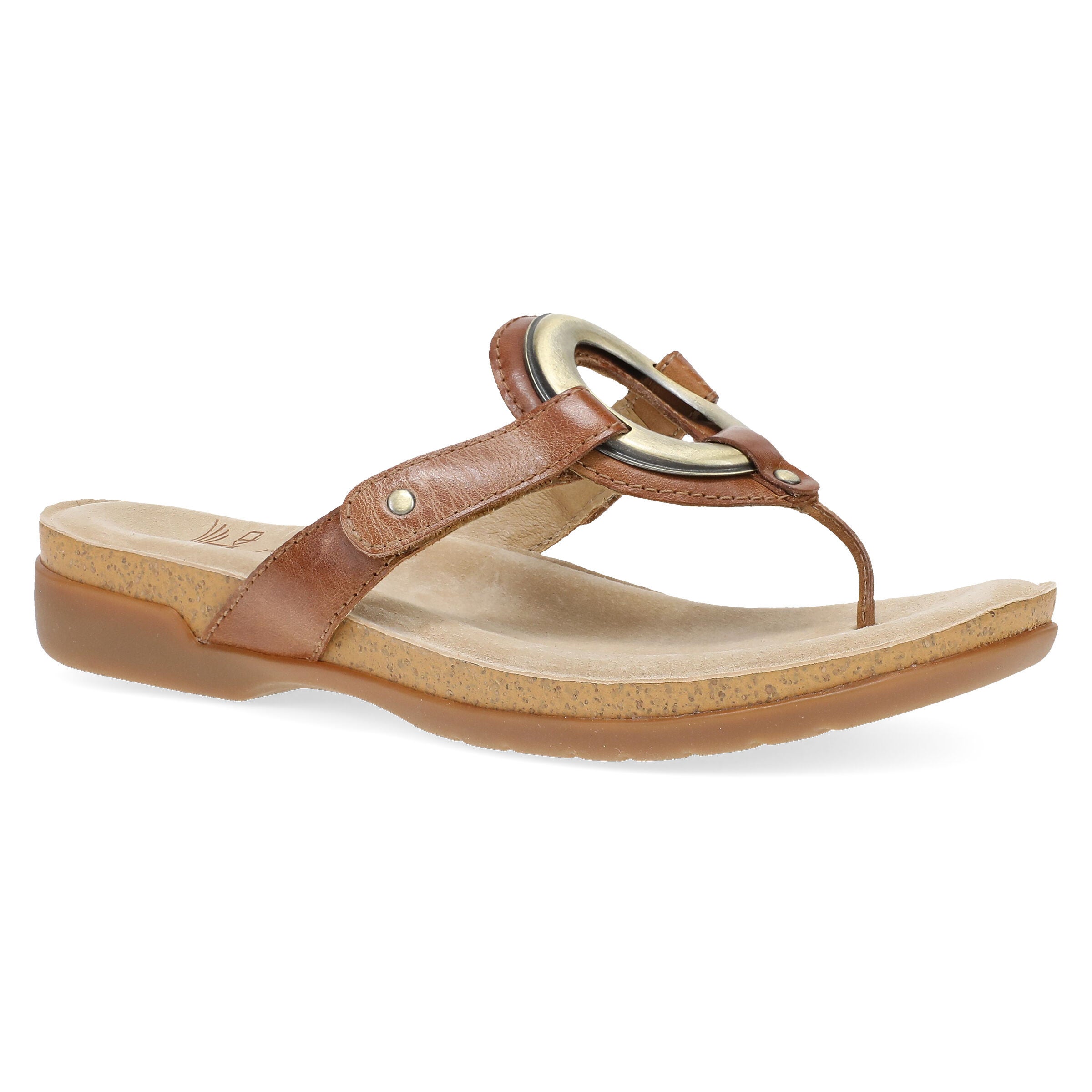 Rosalia Leather Sandal, TOFFEE, hi-res image number 0