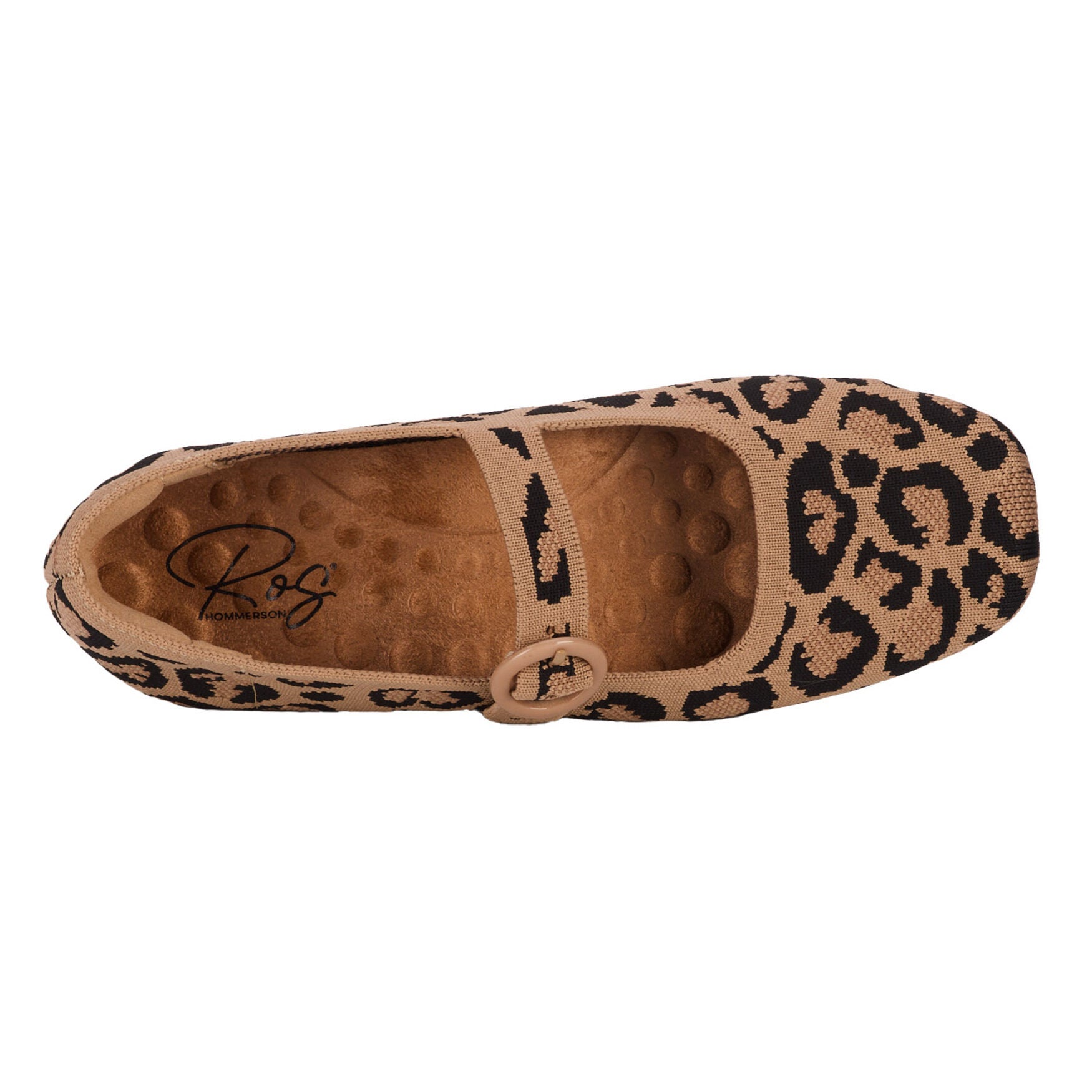 Naomi Mary Jane Stretch Flat, LEOPARD PRINT KNIT, alternate image number 5