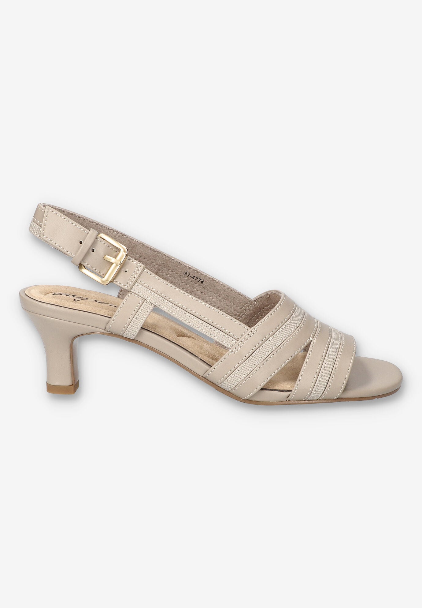Meghan Slingback Heeled Sandal, MUSHROOM OATMEAL, alternate image number 2
