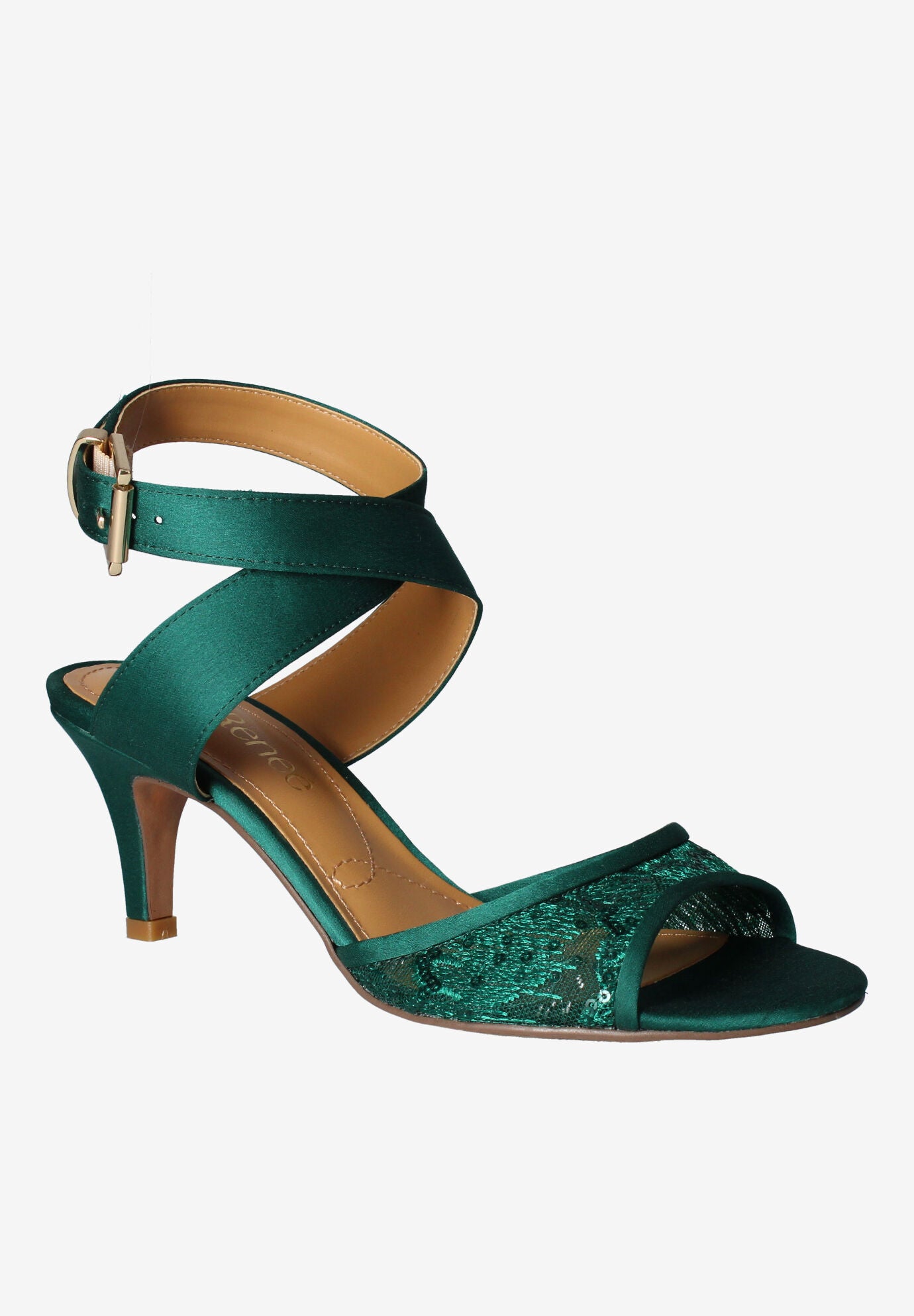 Soncino Sandals by J. Renee&reg;, GREEN, hi-res image number 0