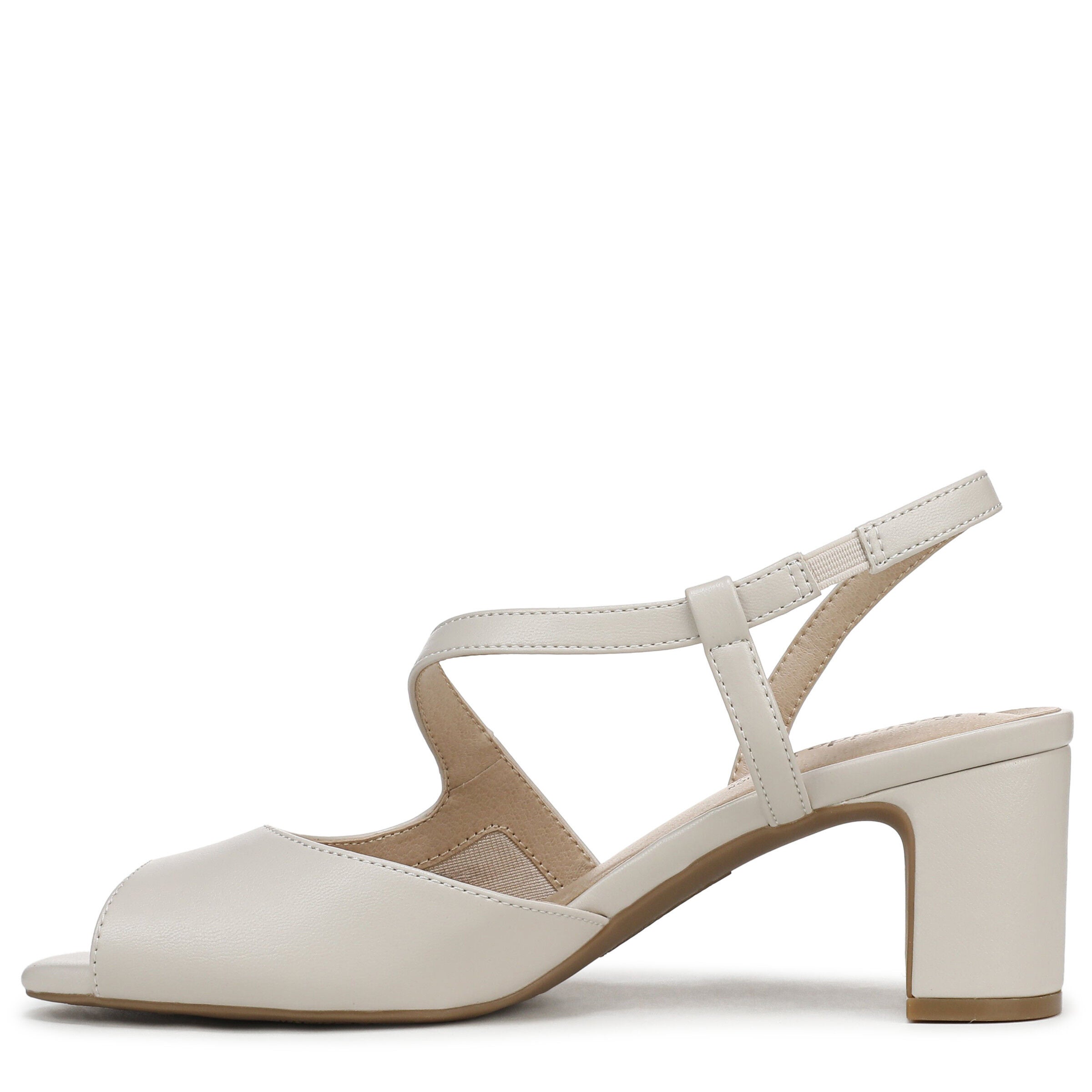Theo Peep Toe Pump, BONE, alternate image number 5