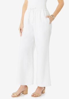 Linen Wide-Leg Pant