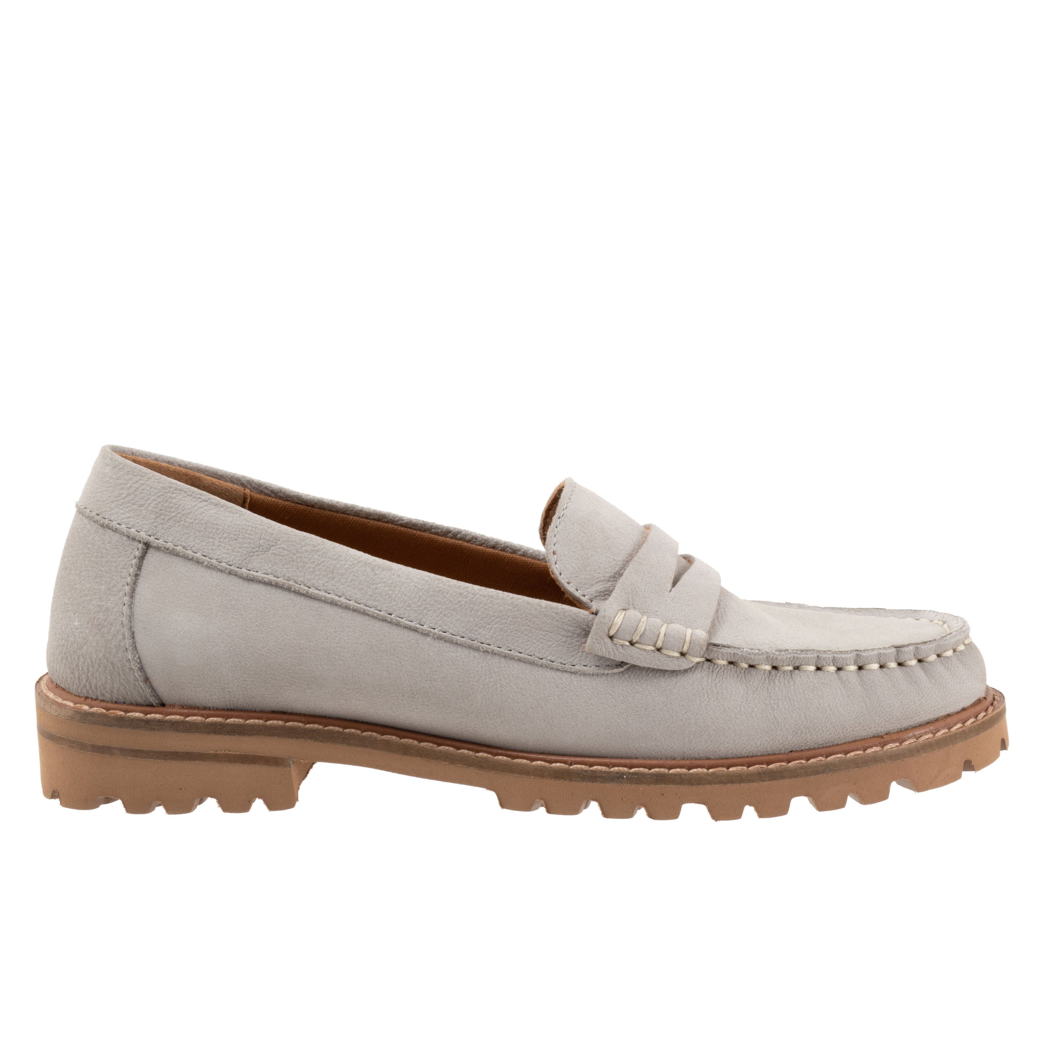 Francey Flat, MID GREY NUBUCK, alternate image number 4