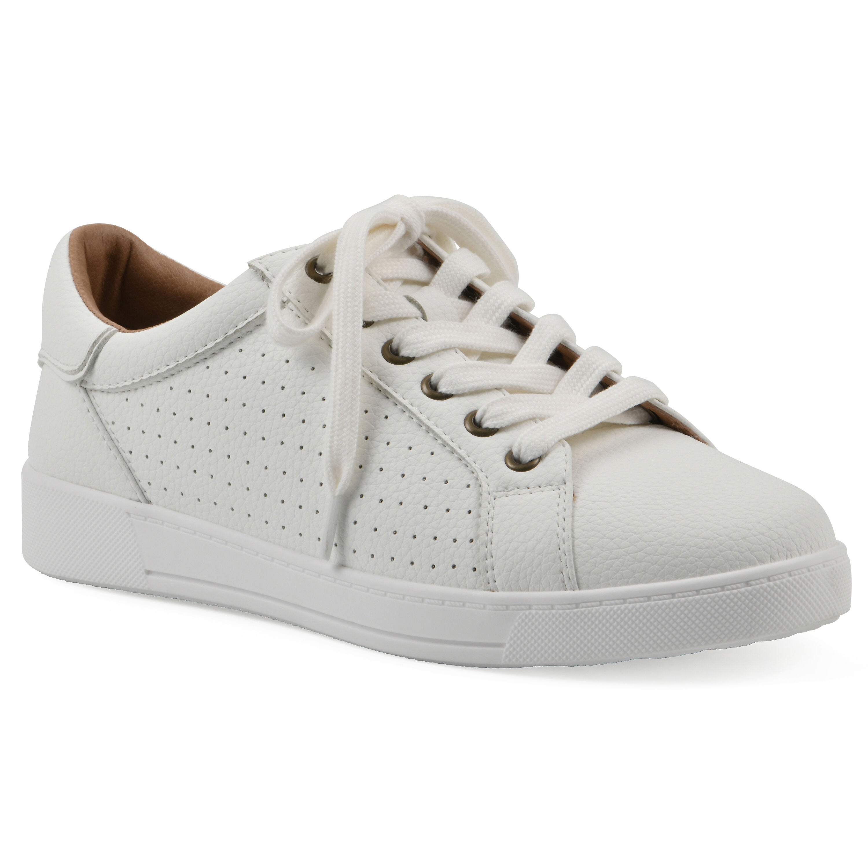Uniform Lace Up Sneaker, WHITE SMOOTH, hi-res image number 0