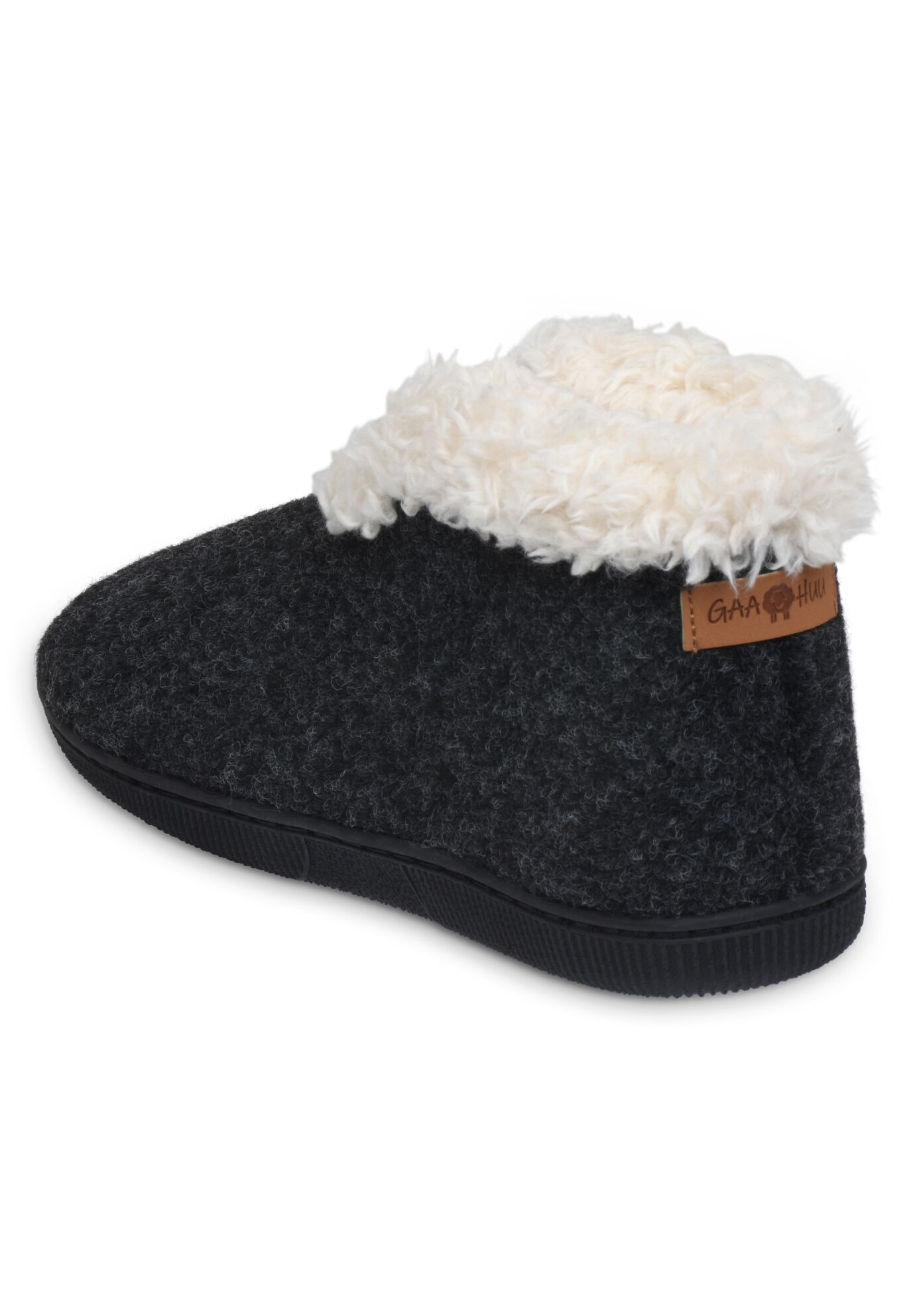 Faux Wool Memory Foam Slipper Boot, , on-hover image number 1