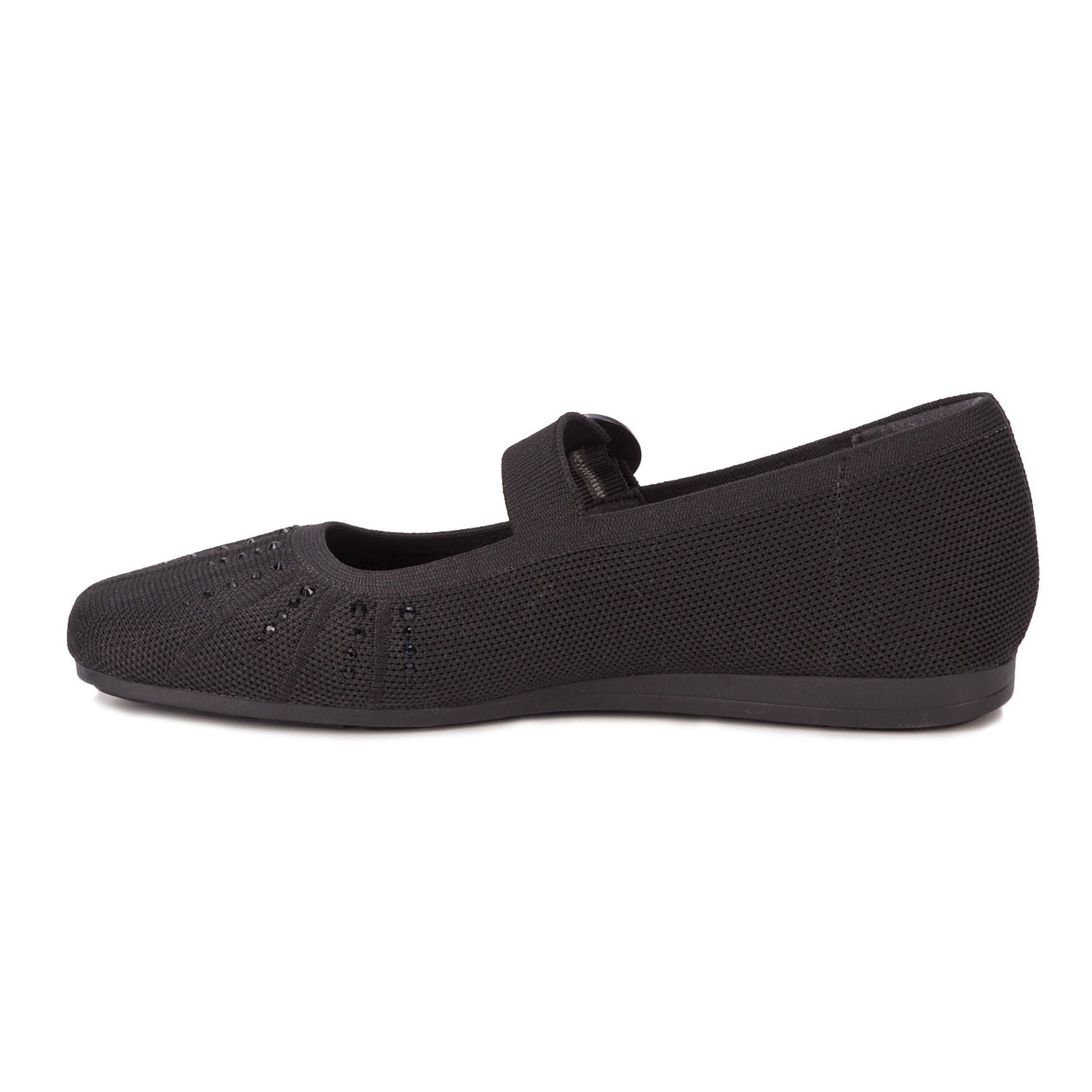 Naomi Mary Jane Stretch Flat, BLACK, alternate image number 3