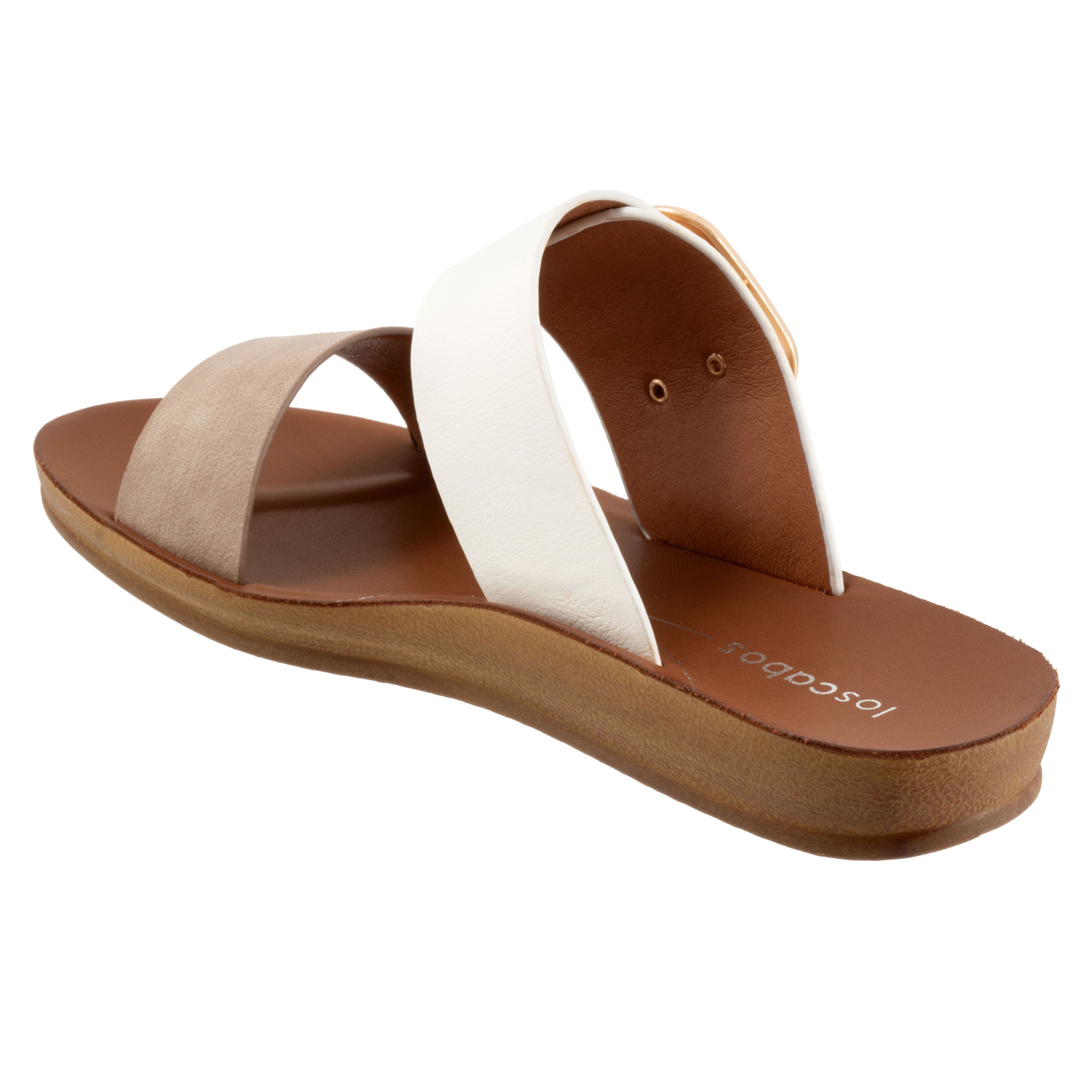 Doti Sandal, TAUPE WHITE, on-hover image number 1