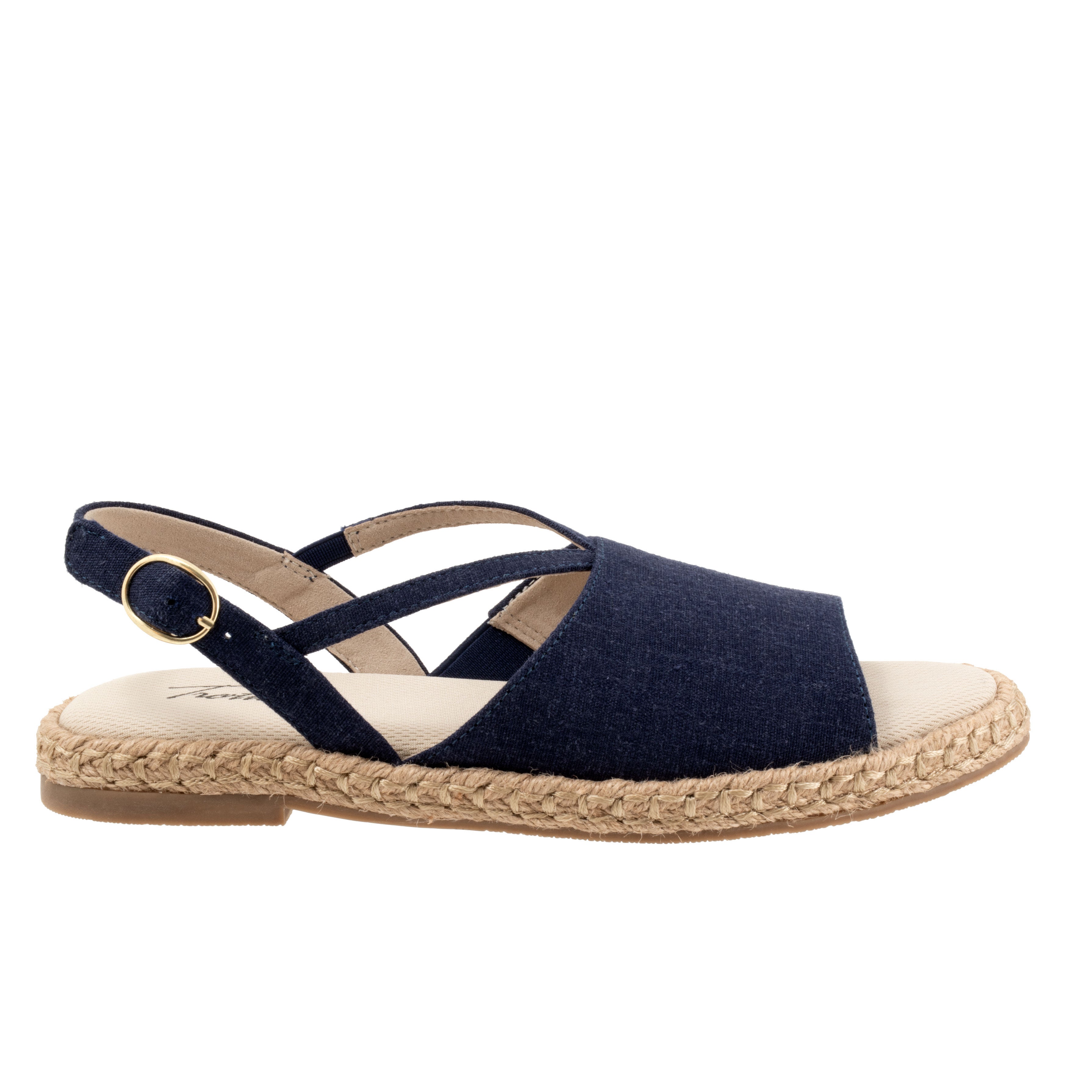 Pepper Sandal, NAVY TEXTILE, alternate image number 4