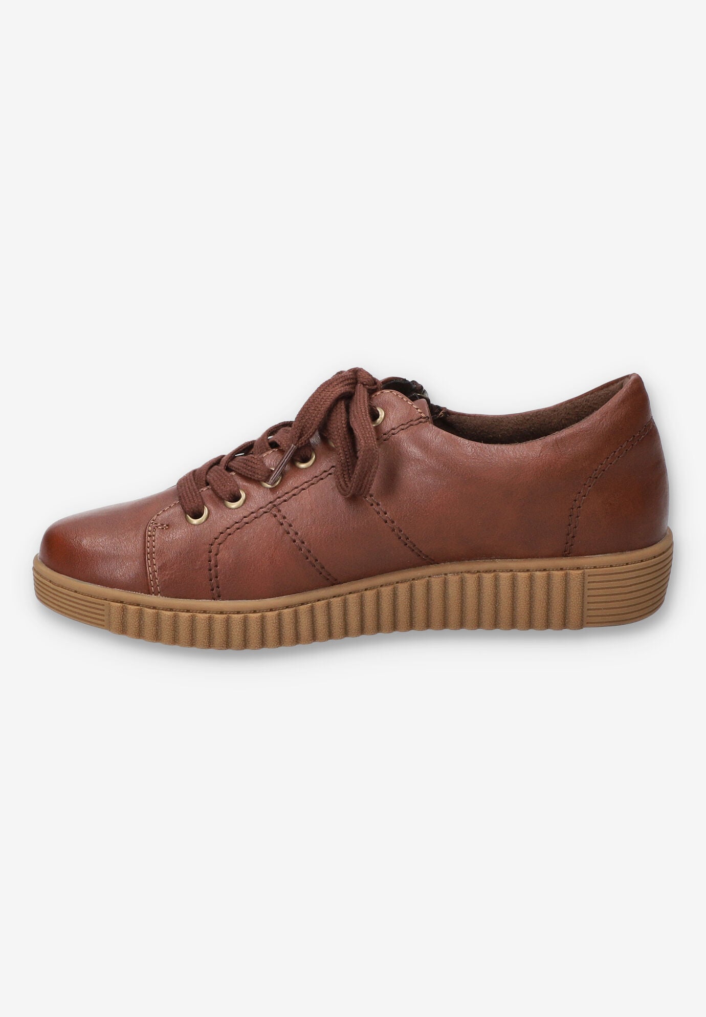 Novie Platform Sneaker, TAN, alternate image number 4
