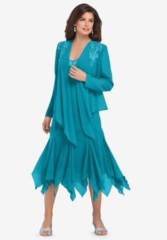 Sequin Jacket Dress Set