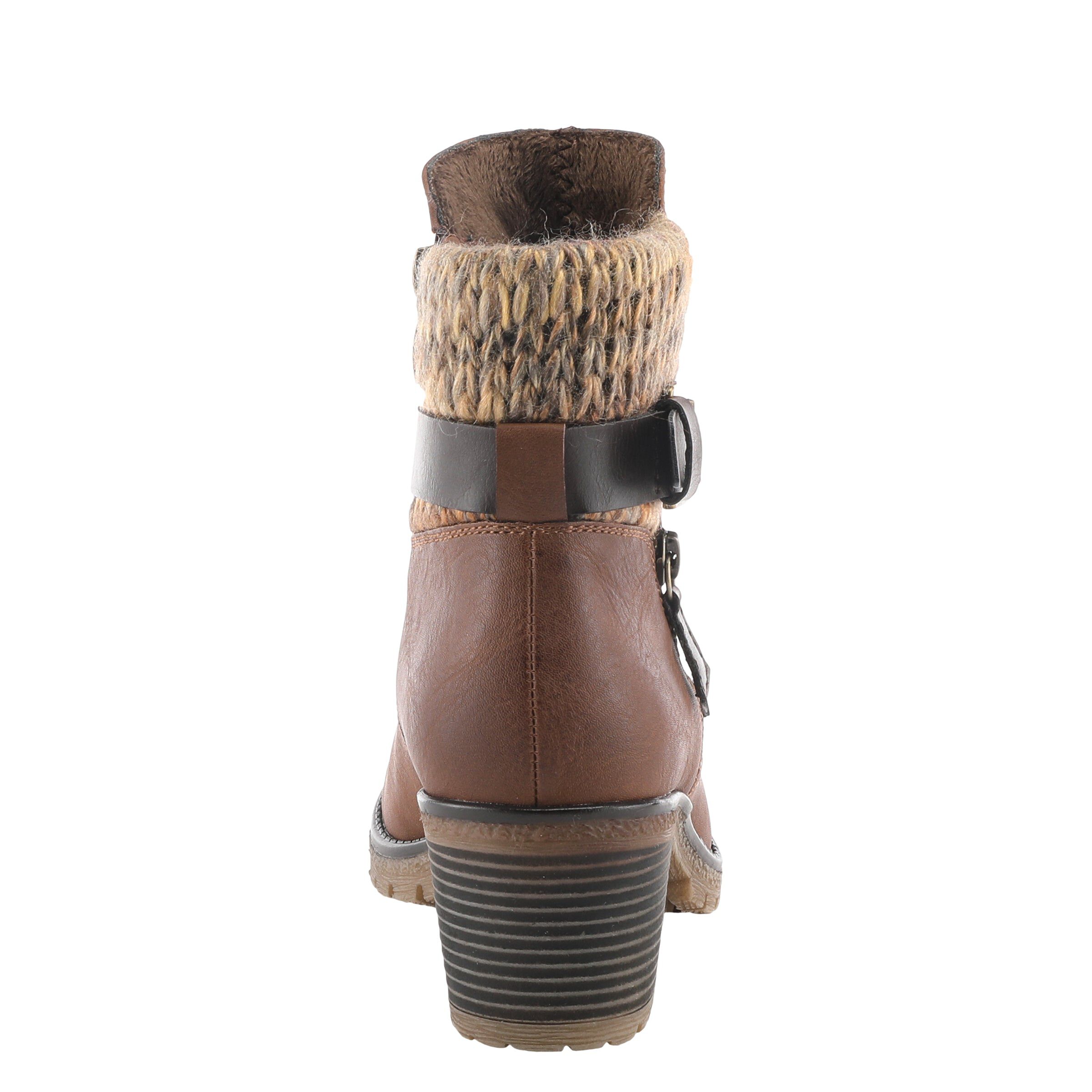 Rene Booties, BROWN, on-hover image number 1