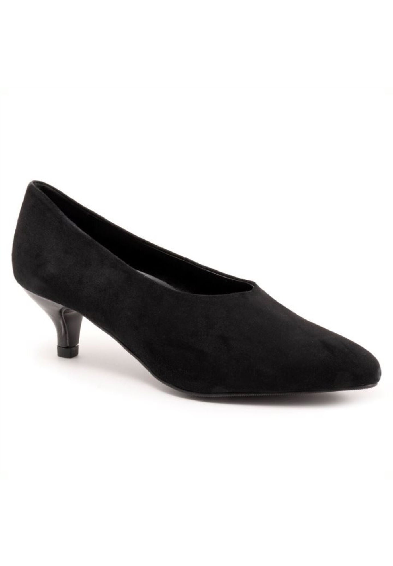 Kimber Heeled Pump, BLACK SUEDE, hi-res image number 0