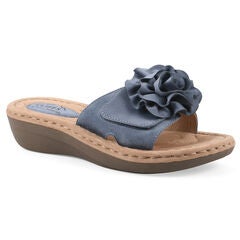 Casmyn Floral Mini Wedge Sandal