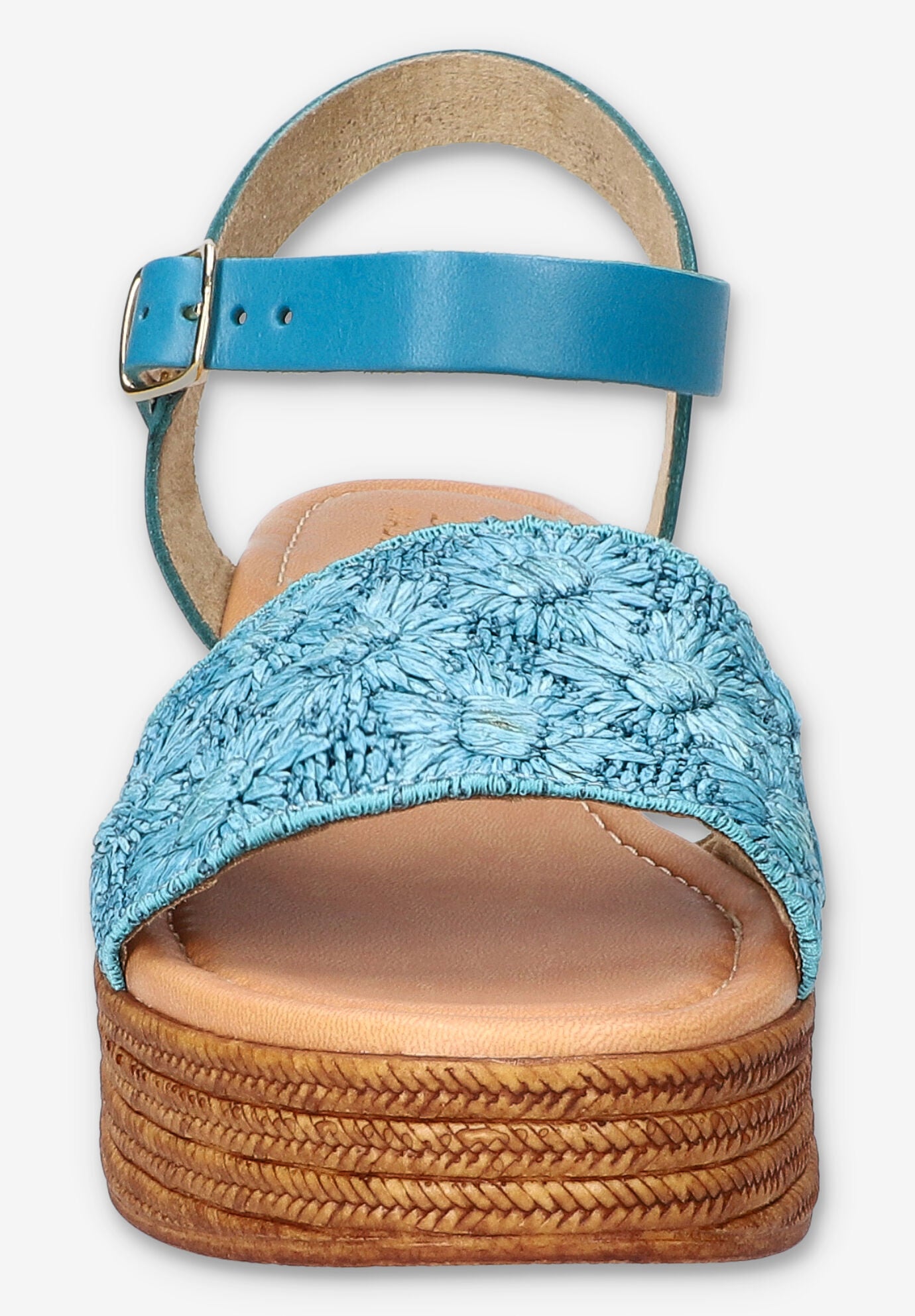 Kea-Italy Wedge Sandal, DENIM FLORAL, on-hover image number 1