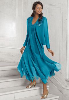 Sequin Jacket Dress Set