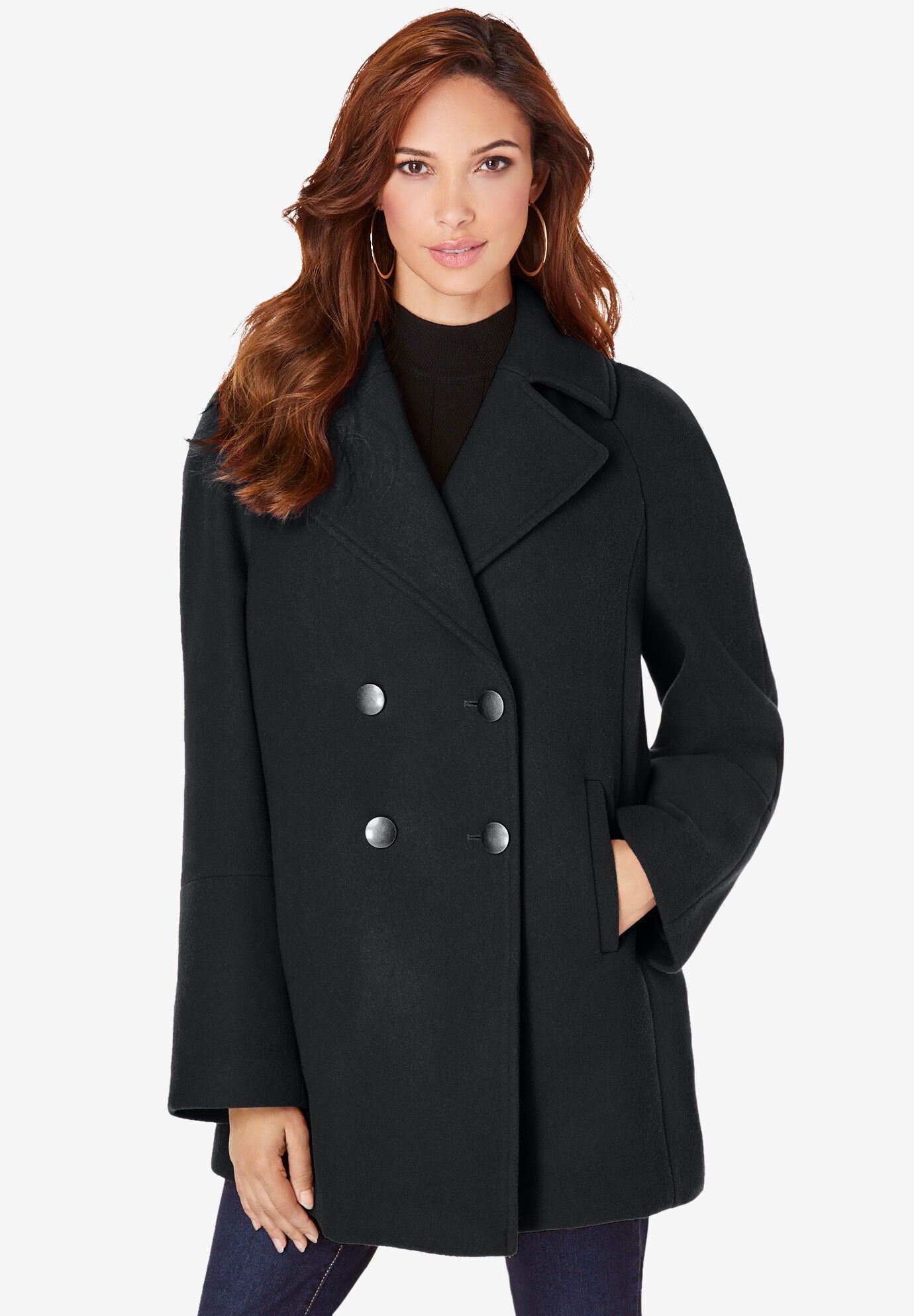 Modern A Line Peacoat