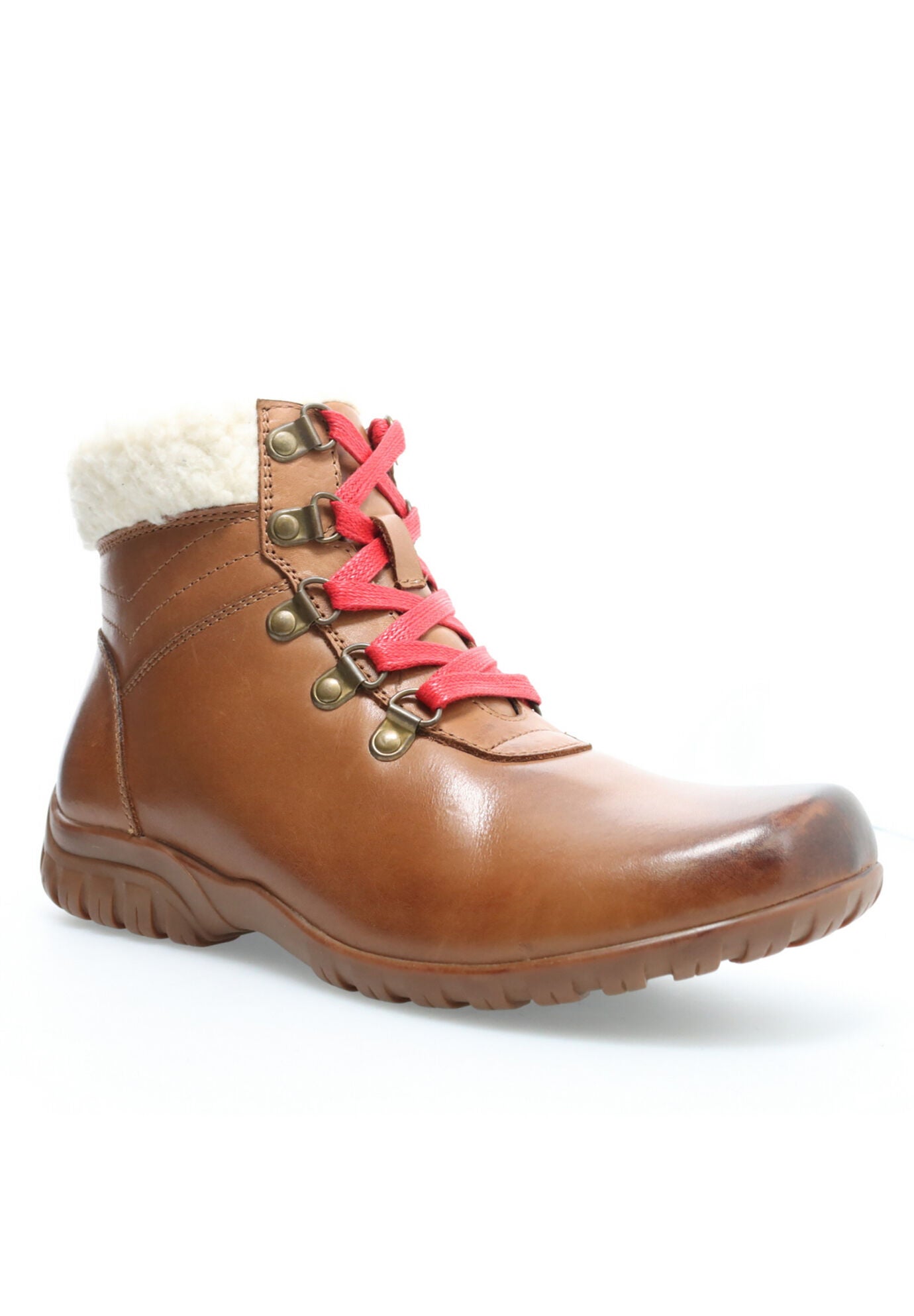 Propet Dasher Leather Ankle Bootie, TAN, hi-res image number 0