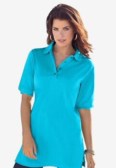 Oversized Polo Tunic