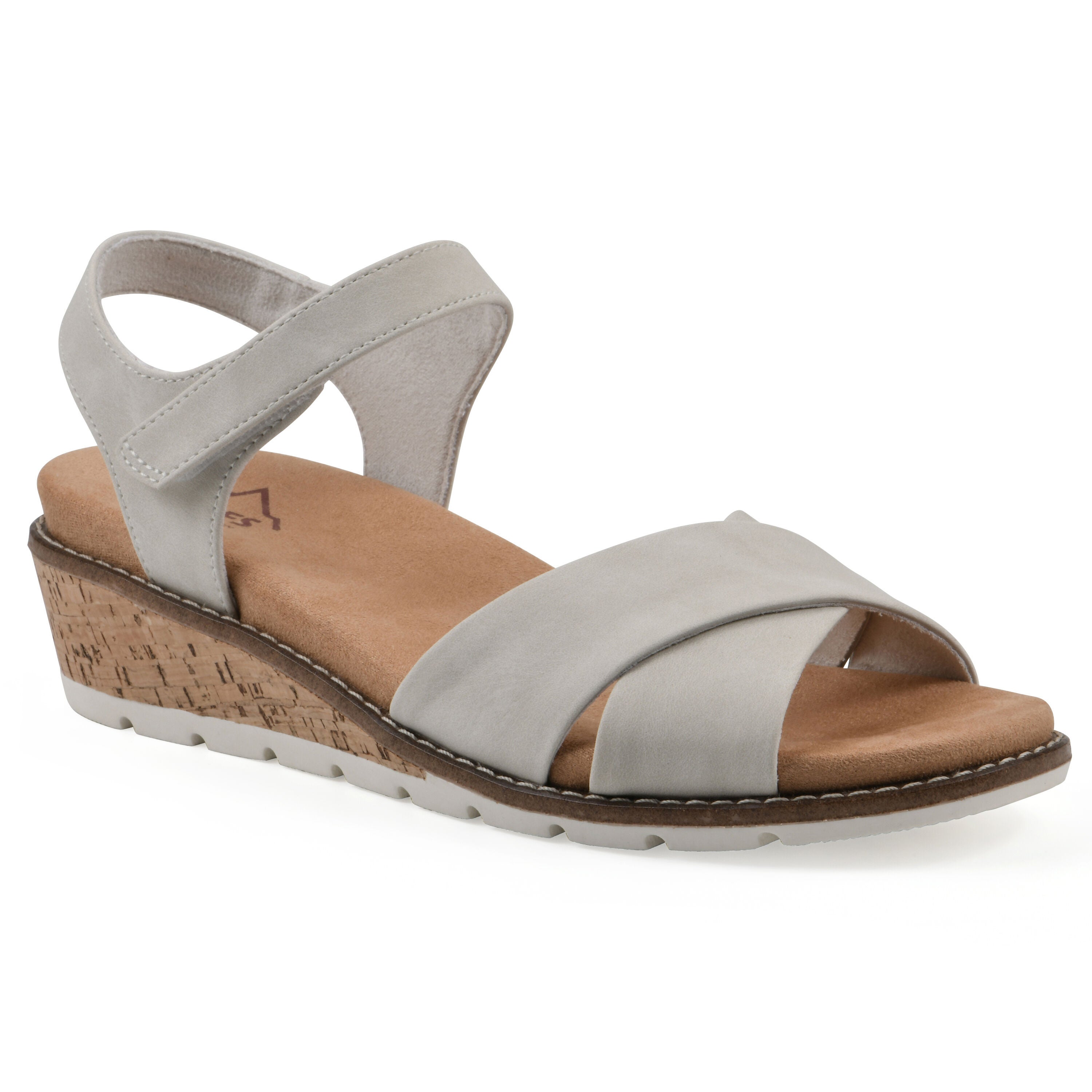Tinna Wedge Sandal, ICE NUBUCK, hi-res image number 0