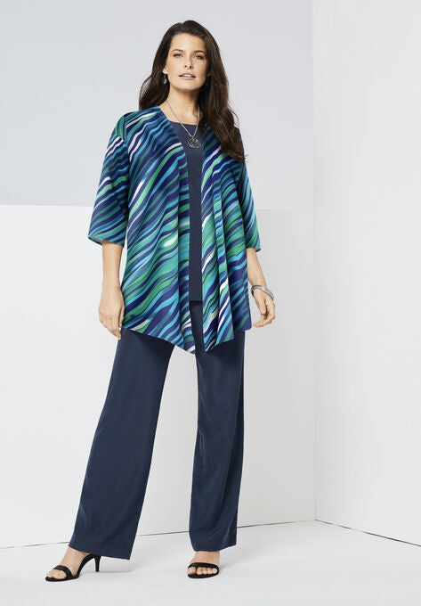 Three-Piece Pantsuit, , alternate image number null