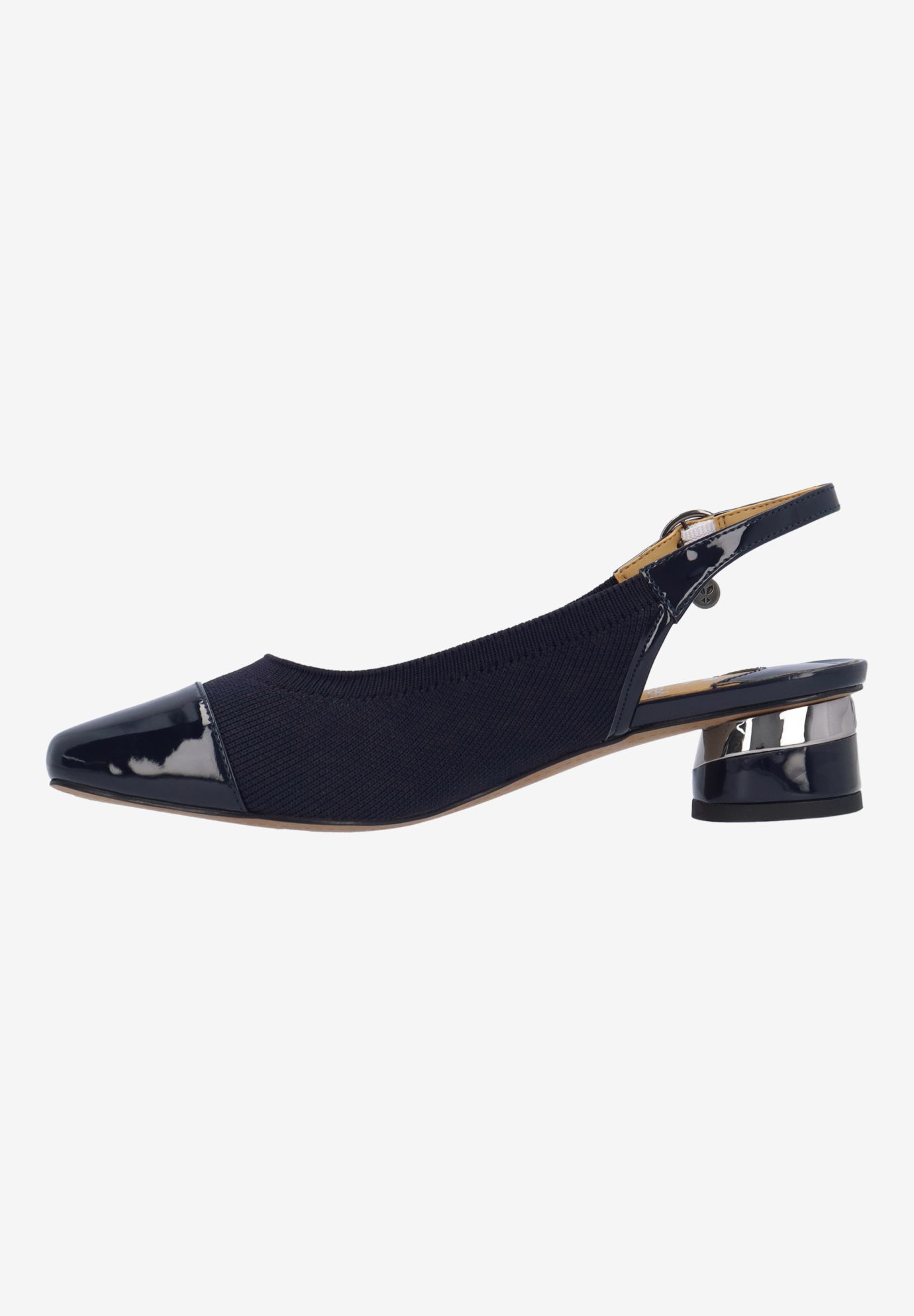 Givora Sling Back Pump, NAVY, alternate image number 4
