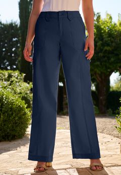 Wide-Leg Cargo Pants