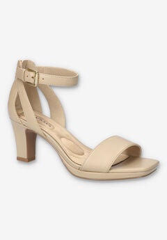 Ro Square Toe Heeled Sandal