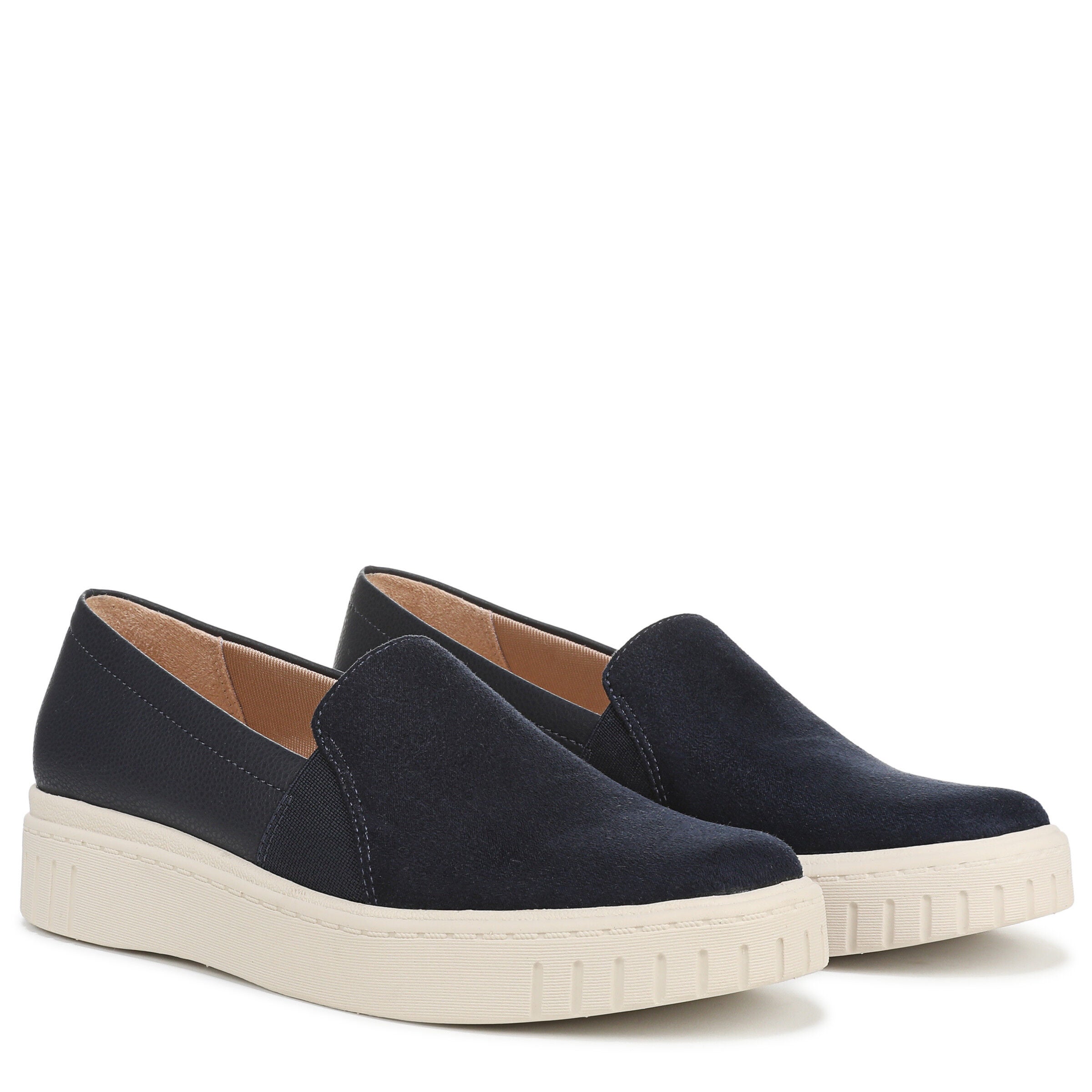 Grandeur Slip-On Flat, LUX NAVY SUEDE, alternate image number 2
