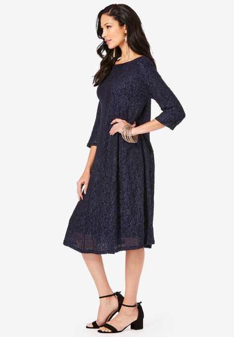 Lace Swing Dress, , alternate image number null